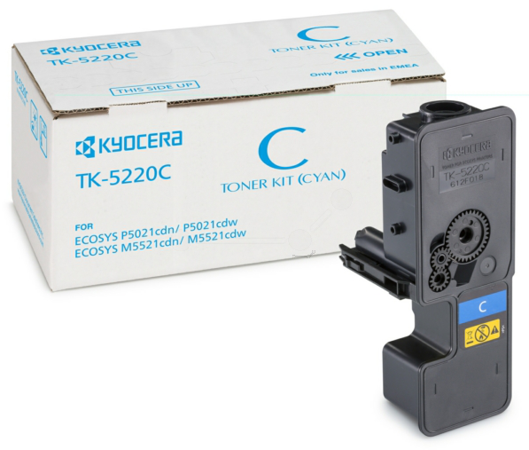 Original Kyocera TK5220C | 1T02R9CNL1 Toner Cyan
