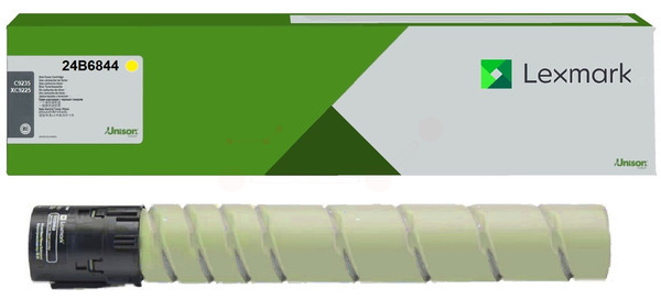 Original Lexmark 24B6844 Toner Gelb