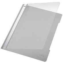 Leitz Schnellhefter 4191 | DIN A4 | PVC | Grau | 25er-Pack