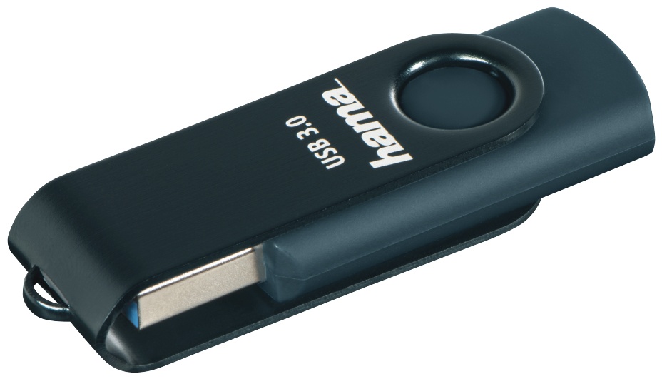 Hama Rotate USB-Stick | 64 GB | USB 3.2 Gen 1 (USB-A) | 70 MB/s | Blau