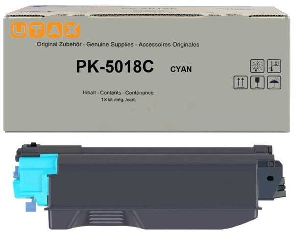 Original UTAX PK5018C | 1T02TWCUT0 Toner Cyan