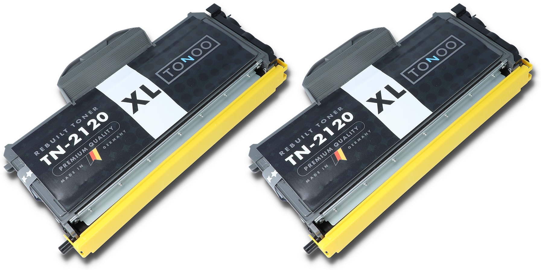 Tonoo® Toner ersetzt Brother TN2120 Schwarz Doppelpack XL