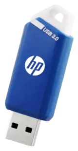 HP x755w USB-Stick | 128 GB | USB 3.2 Gen 1 (USB-A) | 75 MB/s | Blau/Weiß