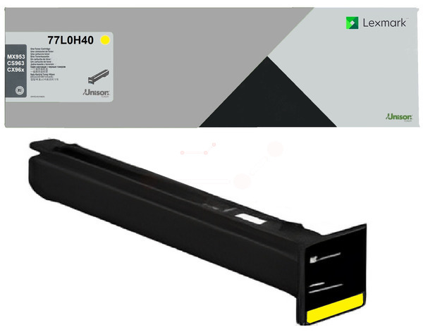 Original Lexmark 77L0H40 Toner Gelb XL