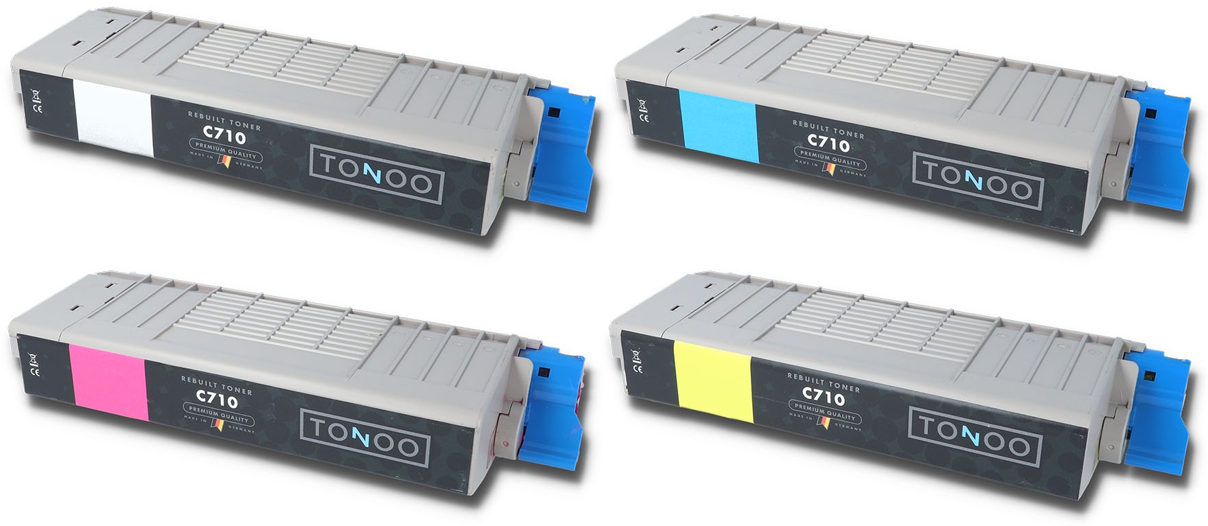 Tonoo® Toner ersetzt OKI C710 | C711 Spar Set