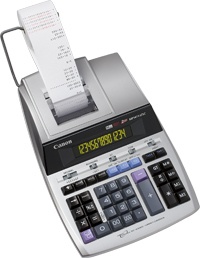 Canon MP1411-LTSC Druckender Tischrechner | 14 Stellen | Silber