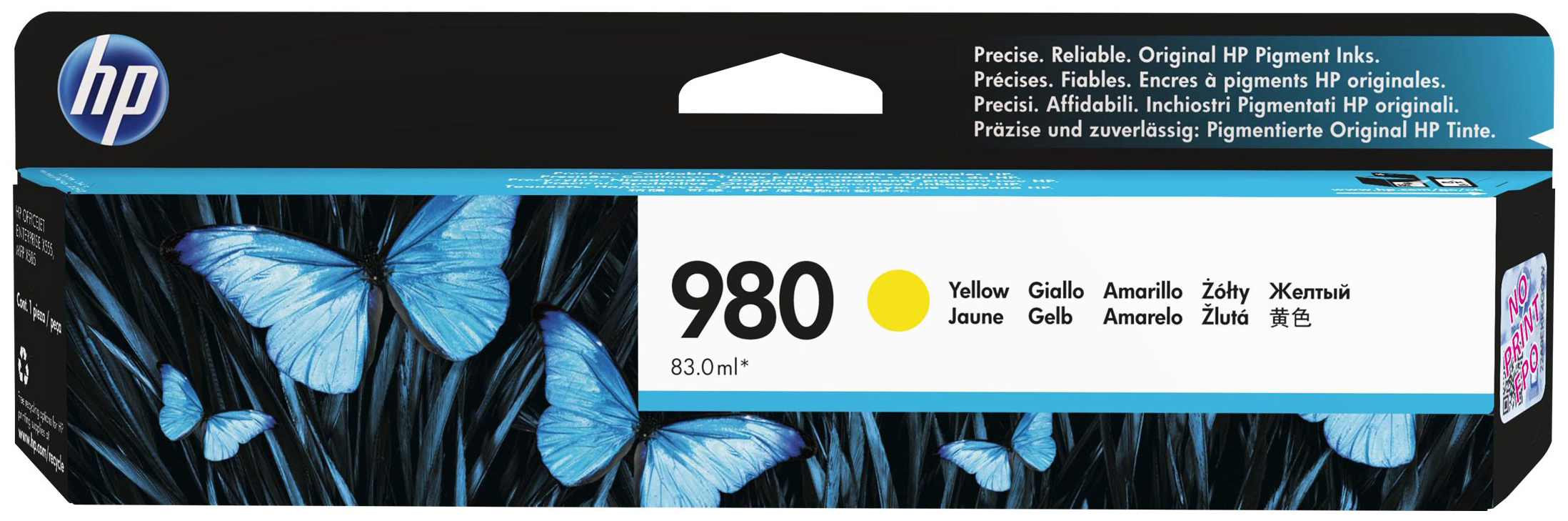 Original HP 980 | D8J09A Tinte Gelb