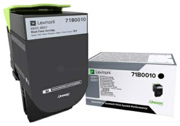 Original Lexmark 71B0010 Toner Schwarz