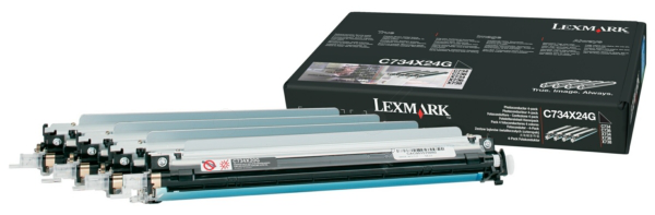 Original Lexmark C734X24G Trommel ( Vierer-Pack ) ( B-Verpackung )