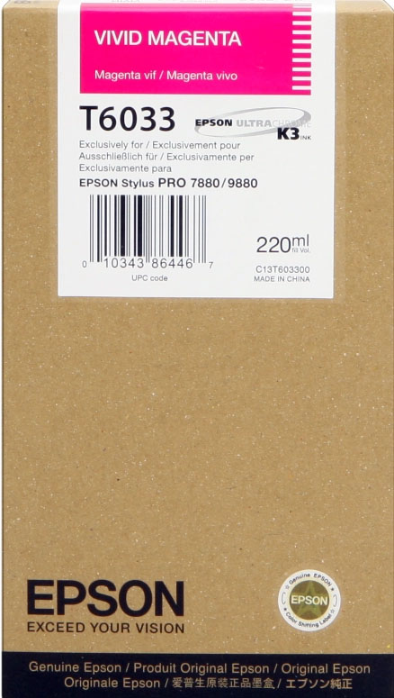 Original Epson T6033 | C13T603300 Tinte vivid Magenta ( 2023 )