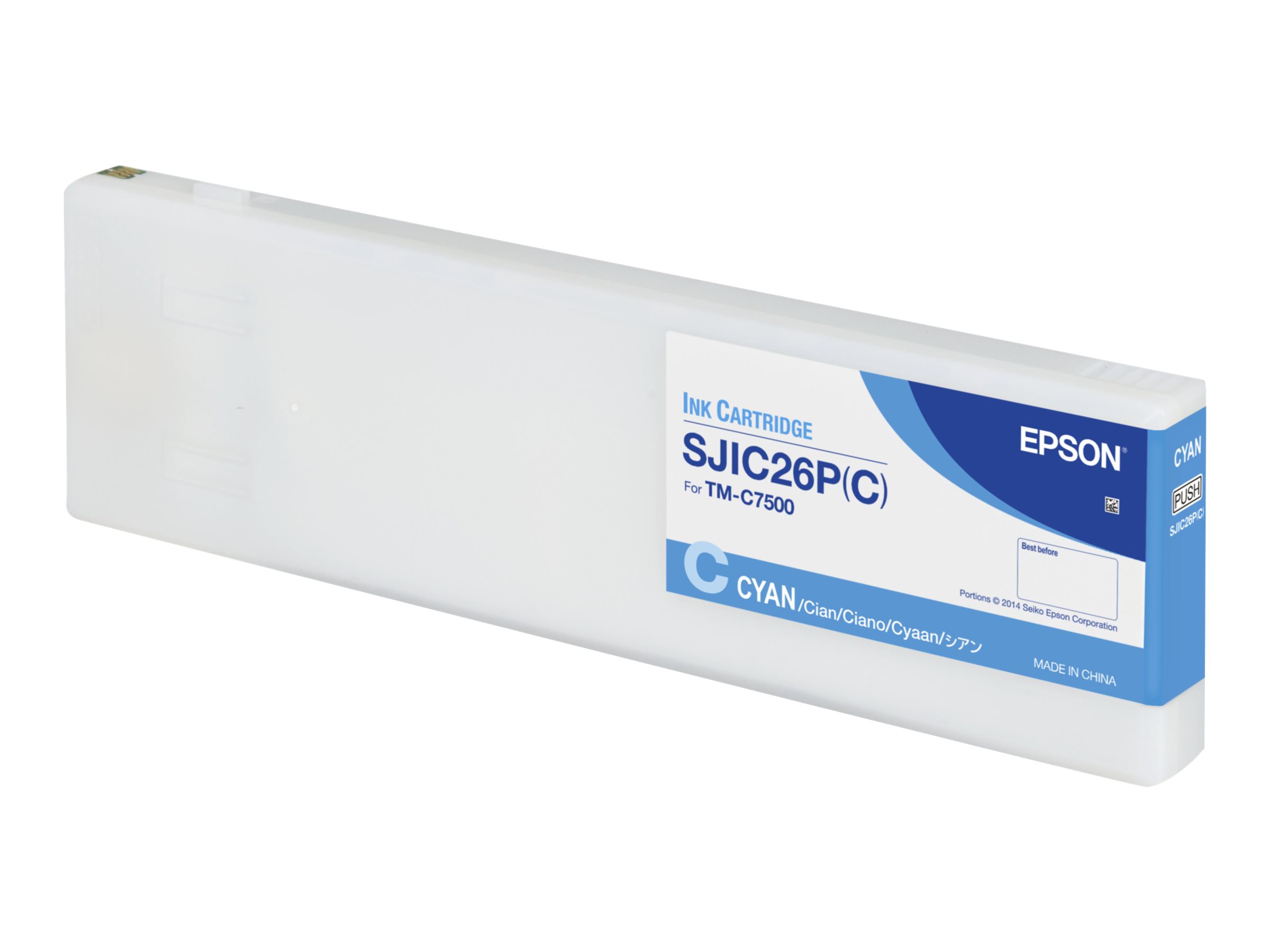 Original Epson SJIC26P(C) | C33S020619 Tinte Cyan
