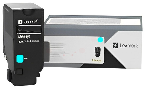 Original Lexmark 81C0X20 Toner Cyan XXL