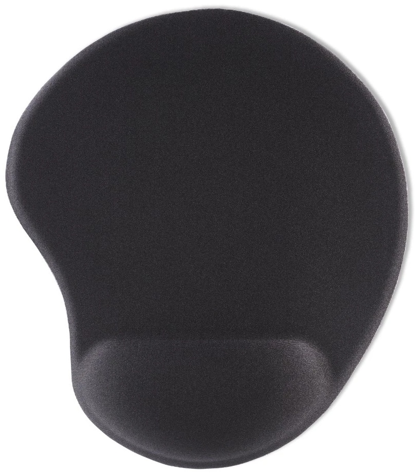 Hama Ergonomic Mini Mauspad mit Handballenauflage | 20 × 23 cm | Memory-Schaum | Schwarz