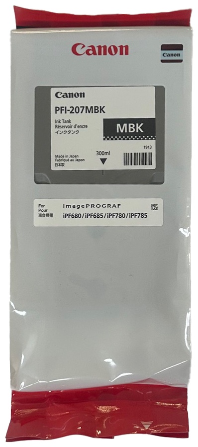 Original Canon 8788B001 | PFI207MBK Tinte Matt Schwarz XL