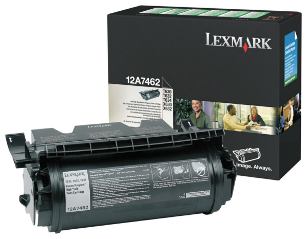 Original Lexmark 12A7462 schwarz Toner