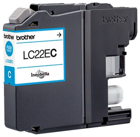 Original Brother LC22EC Tinte Cyan