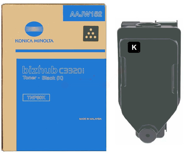 Original Konica Minolta TNP80K | AAJW152 Toner Schwarz