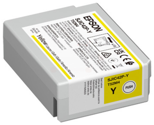 Original Epson SJIC42PY | C13T52M440 Tintenpatrone Gelb