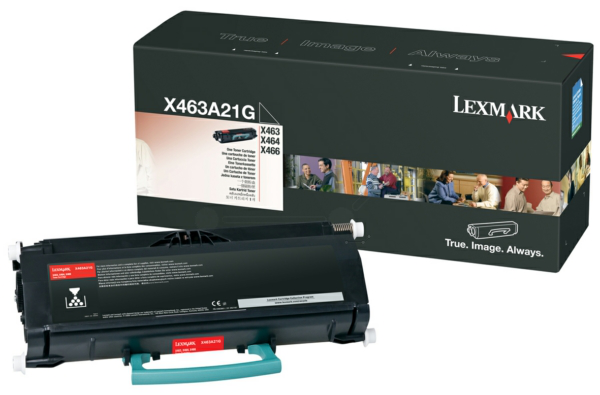 Original Lexmark X463A21G Toner Schwarz