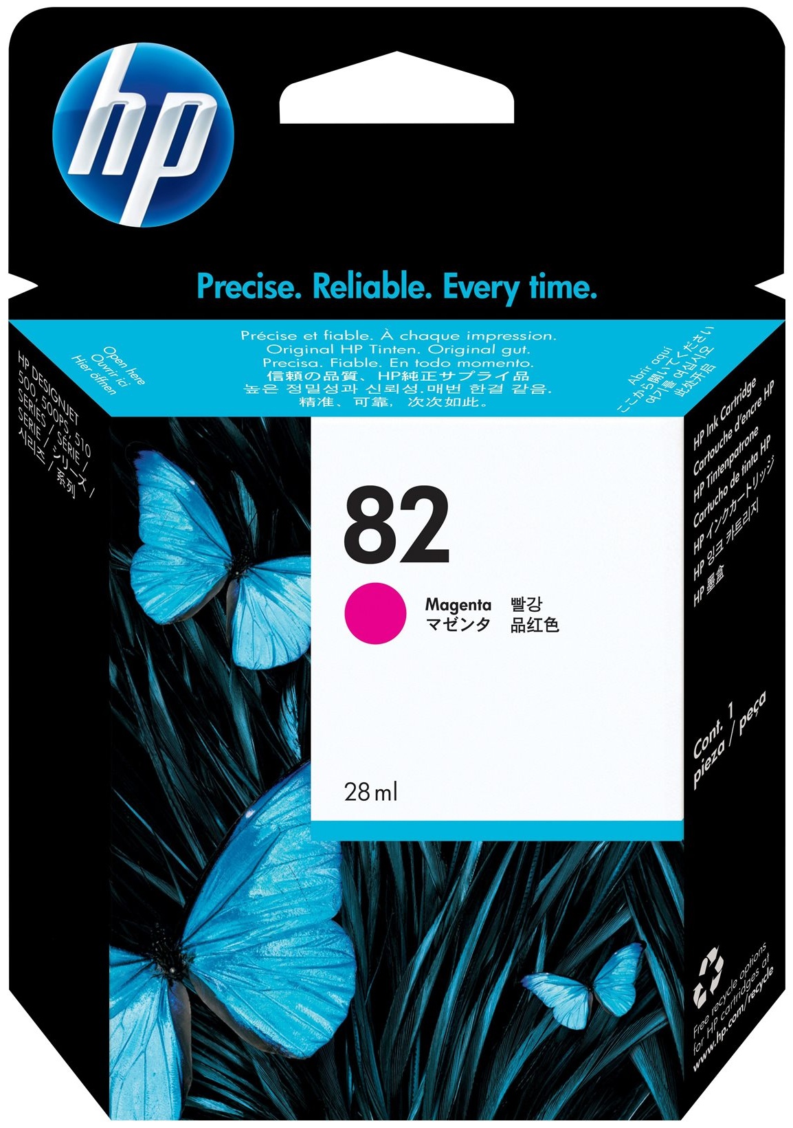 Original HP 82 | CH567A Tinte Magenta ( 2021 )