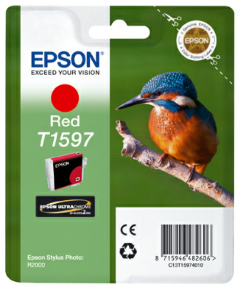Original EPSON T1597 rot Tintenpatrone