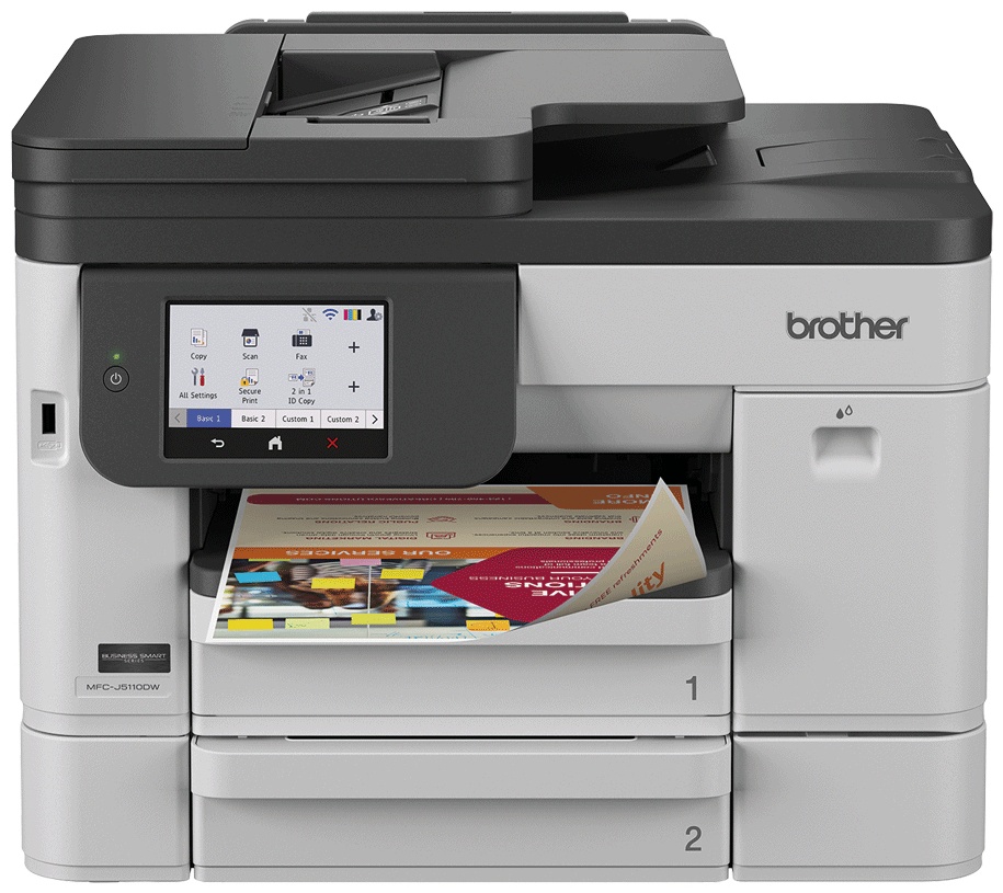 Brother MFC-J5110DW Farb Tinten Multifunktionsdrucker | A3 | 28 S./Min | WLAN