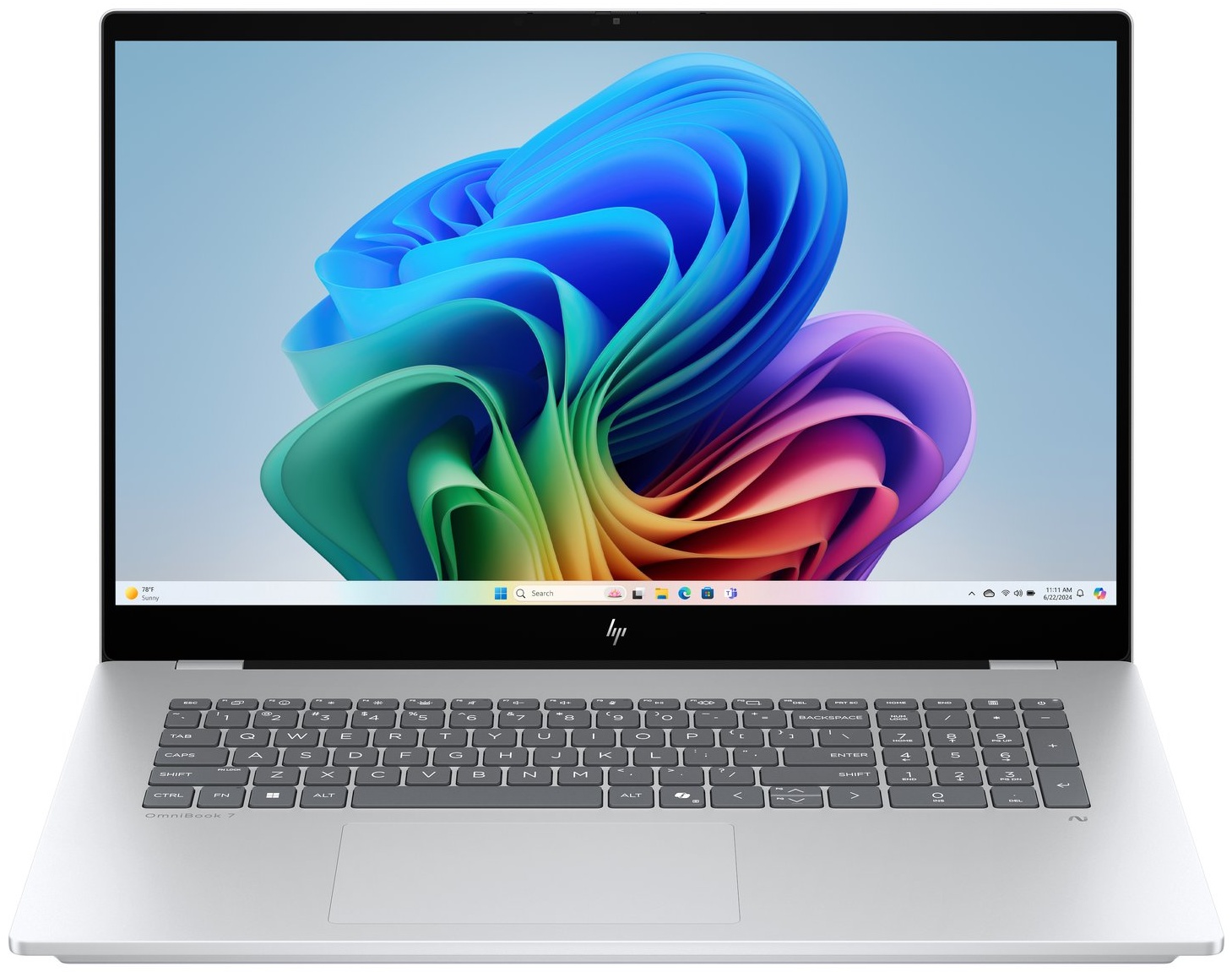 HP OmniBook 7 17-dc0074ng Laptop 17,3 Zoll | Intel Core Ultra 7 258V | 32 GB RAM | 1 TB SSD | Windows 11 Pro