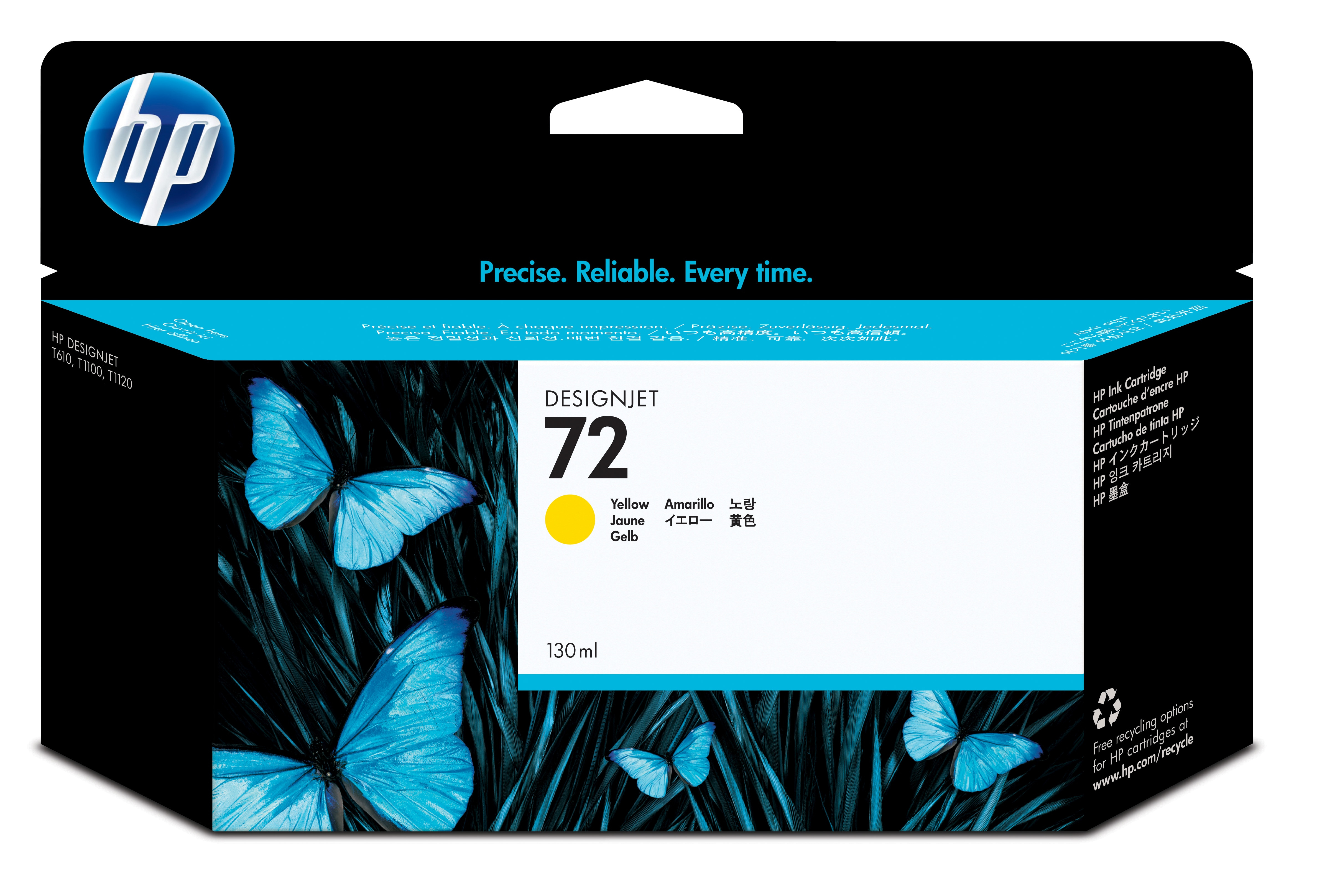 Original HP 72 | C9373A Tinte Gelb ( 2025 )