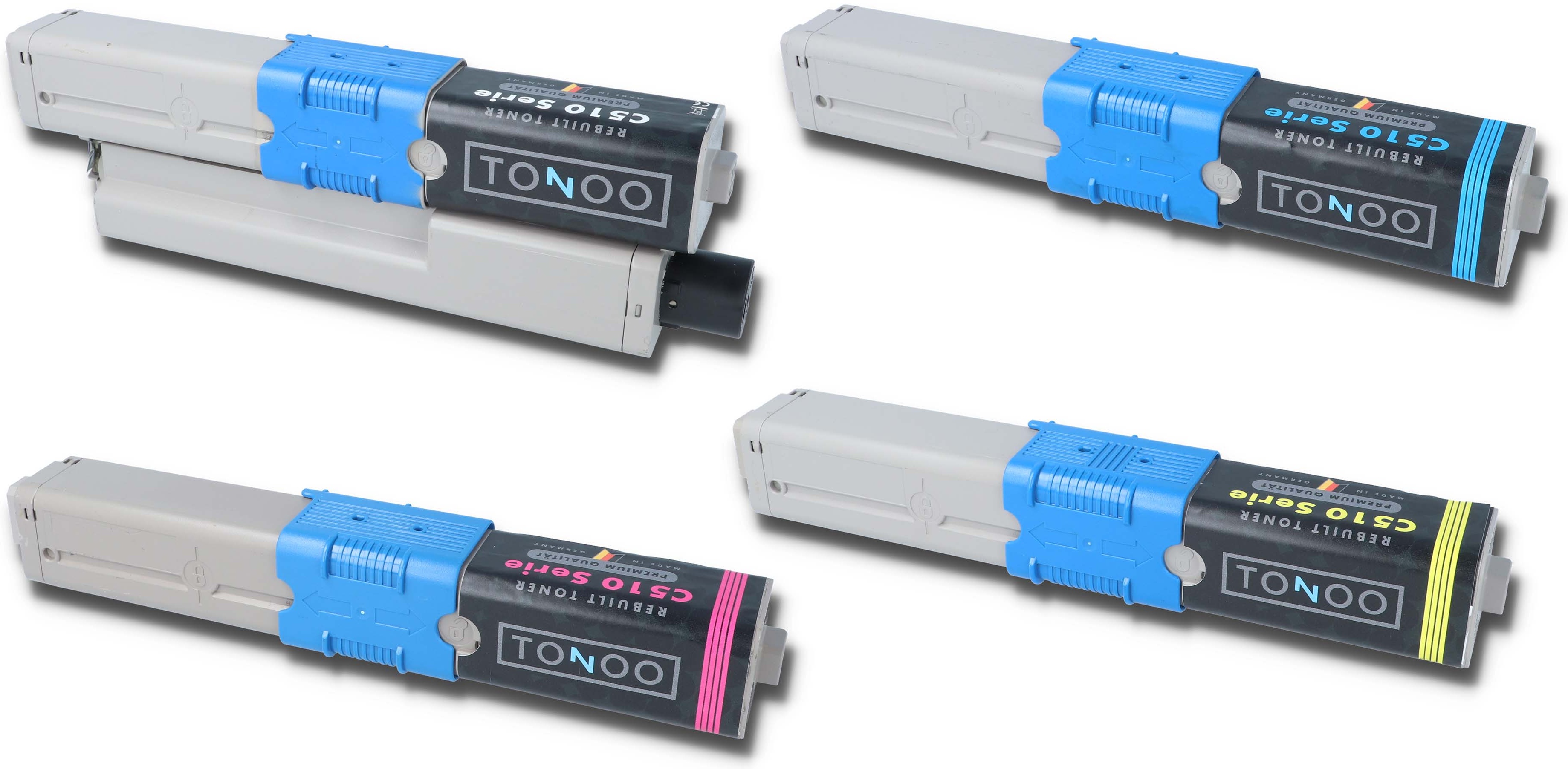 Tonoo® Toner für OKI MC562dn | MC562dnw | C531dn | C511dn | Set XL