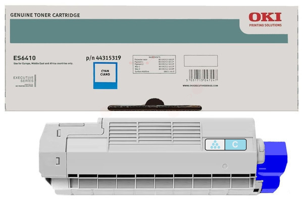 Original OKI 44315319 Toner Cyan
