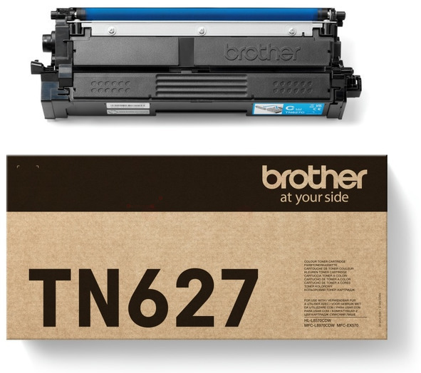 Original Brother TN627C Toner Cyan XXXL