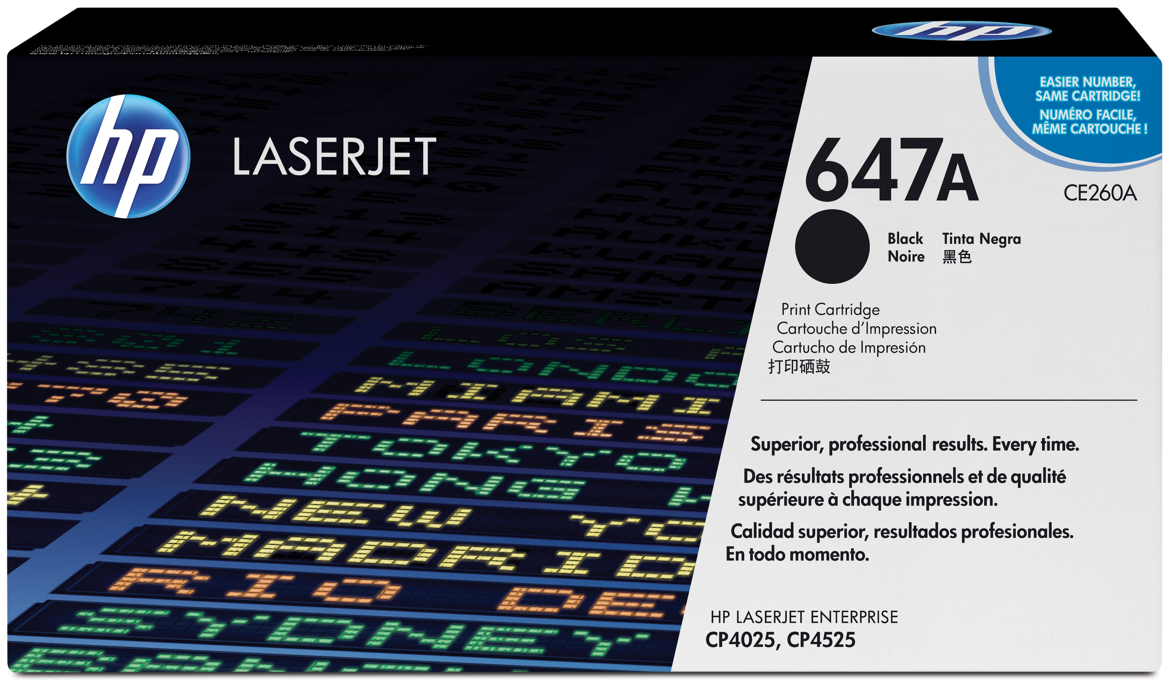Original HP CE260A | 647A Toner Schwarz