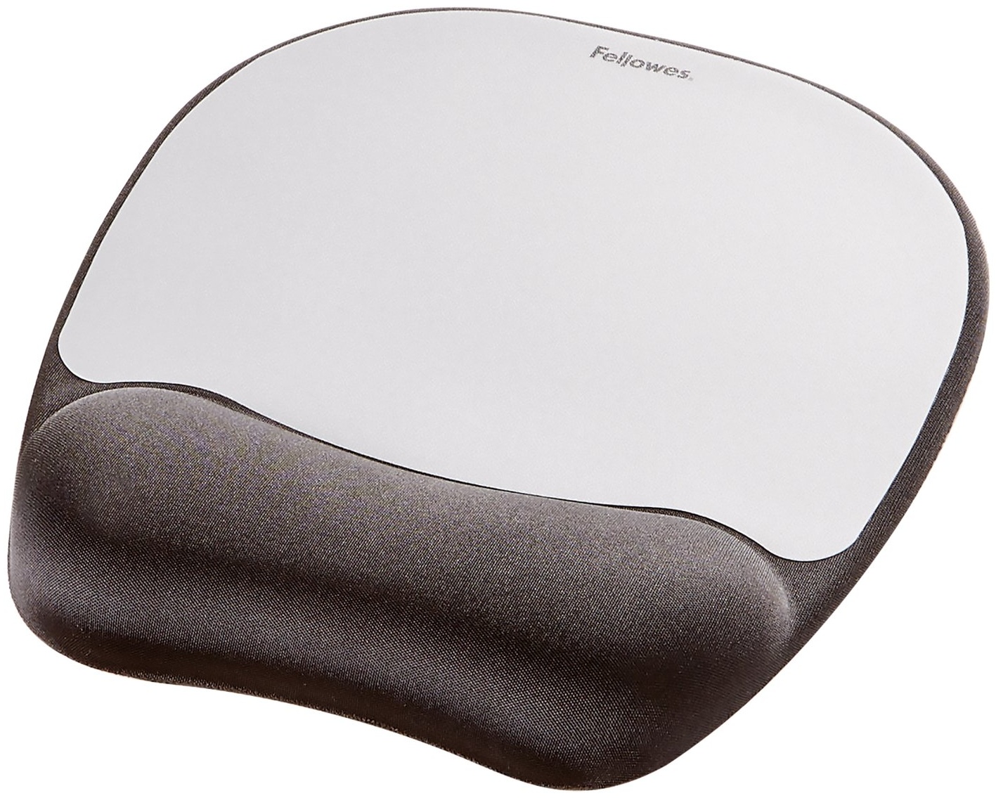 Fellowes Memory Foam Mauspad mit Handballenauflage | Memory-Schaum | Silber