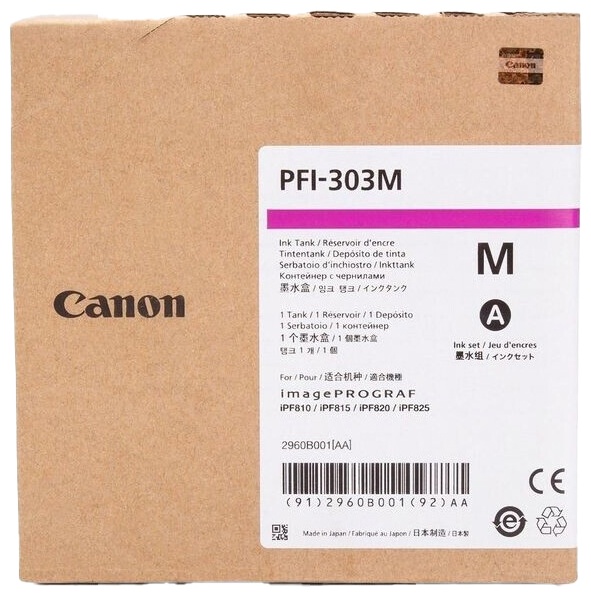 Original Canon PFI303 M | 2960B001 Tinte Magenta