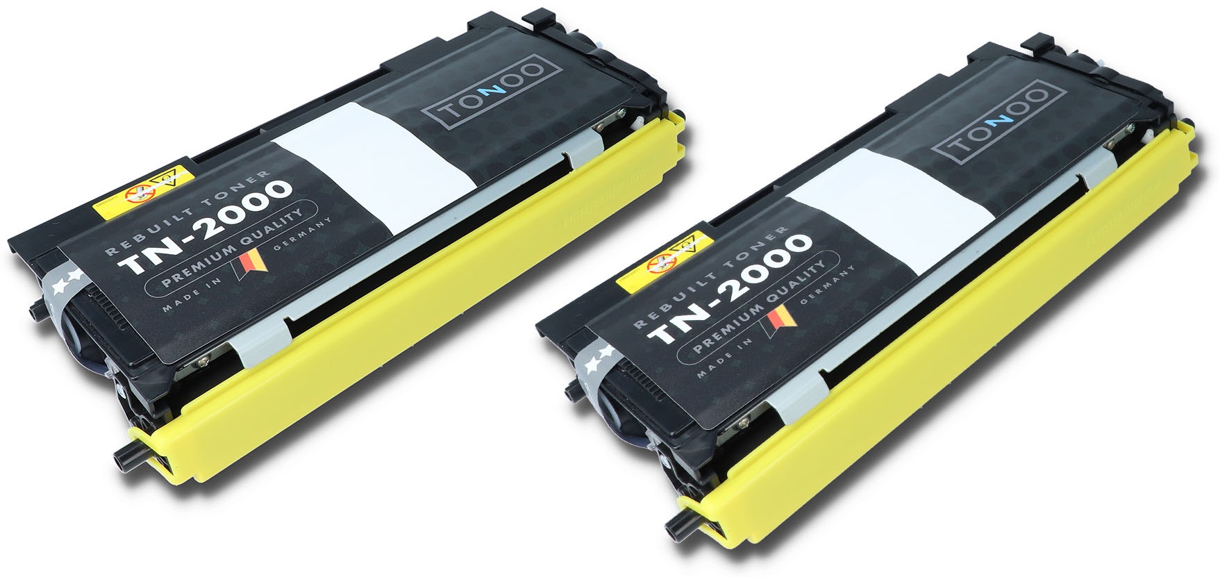 Tonoo® Toner ersetzt Brother TN2000 Schwarz Doppelpack