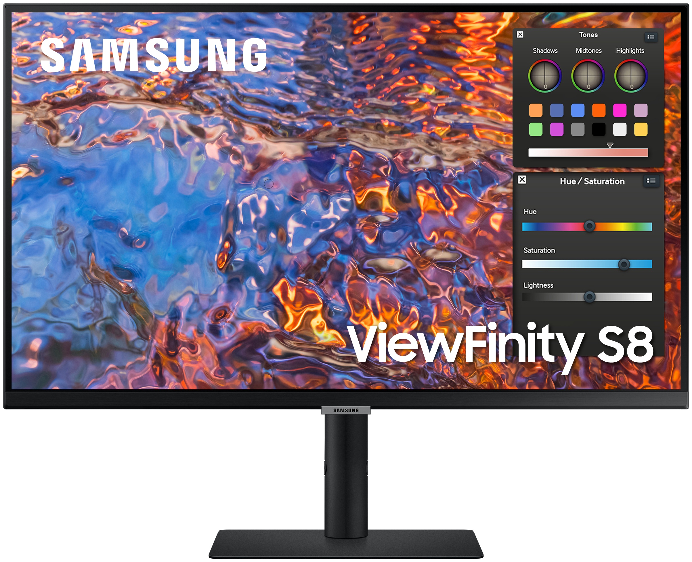 Samsung ViewFinity S8 | S80PB Monitor 27 zoll | 68,6 cm | 4K UHD | 3840 x 2160 | Schwarz