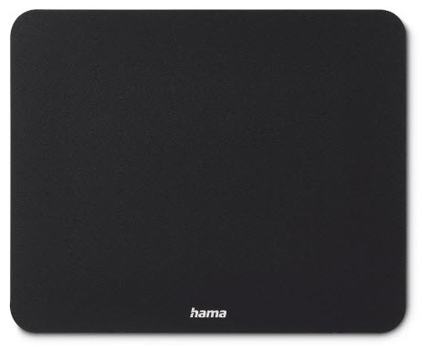 Hama Slim Mauspad | 22 × 18 cm | Schwarz