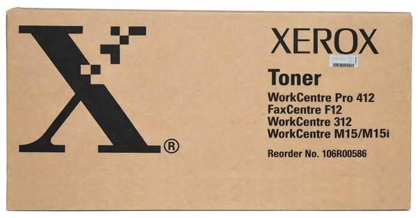 Original XEROX 106R00586 Toner Schwarz