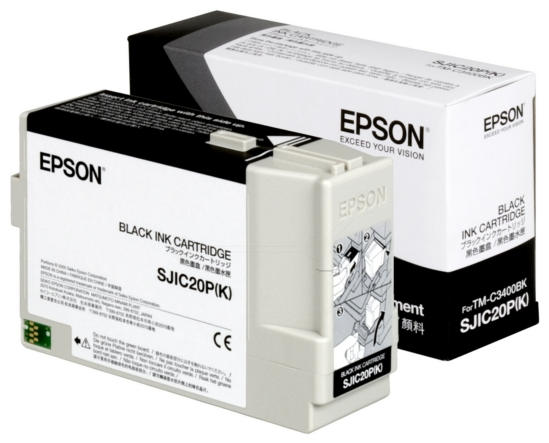 Original Epson SJIC20P(K) | C33S020490 Tintenpatrone Schwarz