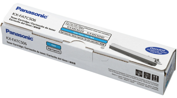 Original Panasonic KX-FATC506X cyan Toner