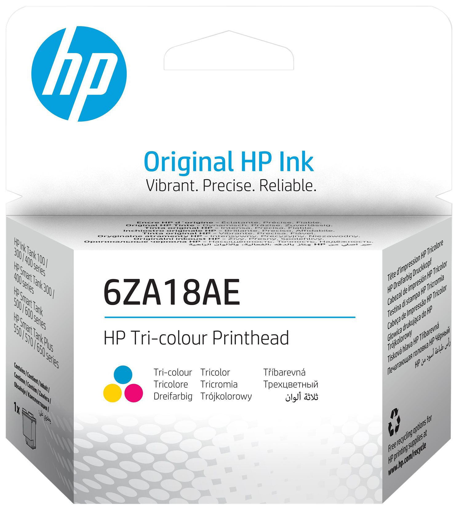 Original HP 6ZA18AE Druckkopf  ( Cyan, Magenta, Gelb )