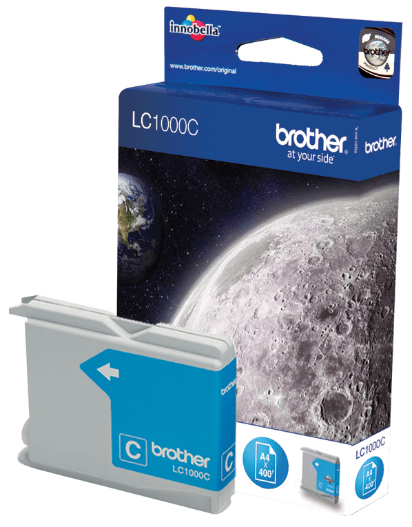 Original Brother LC1000C Tinte Cyan ( 2025 )
