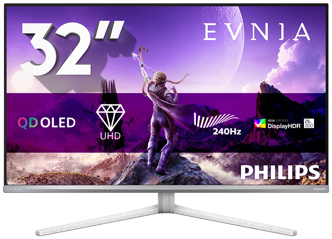 Philips 32M2N8900P/00 Monitor 31,5 zoll | 80 cm | 4K UHD | 3840 x 2160 | Weiß