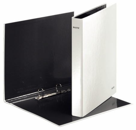 Leitz Ringbuch WOW | DIN A4 | 2 Ringe | 4,0 cm | Perlweiß