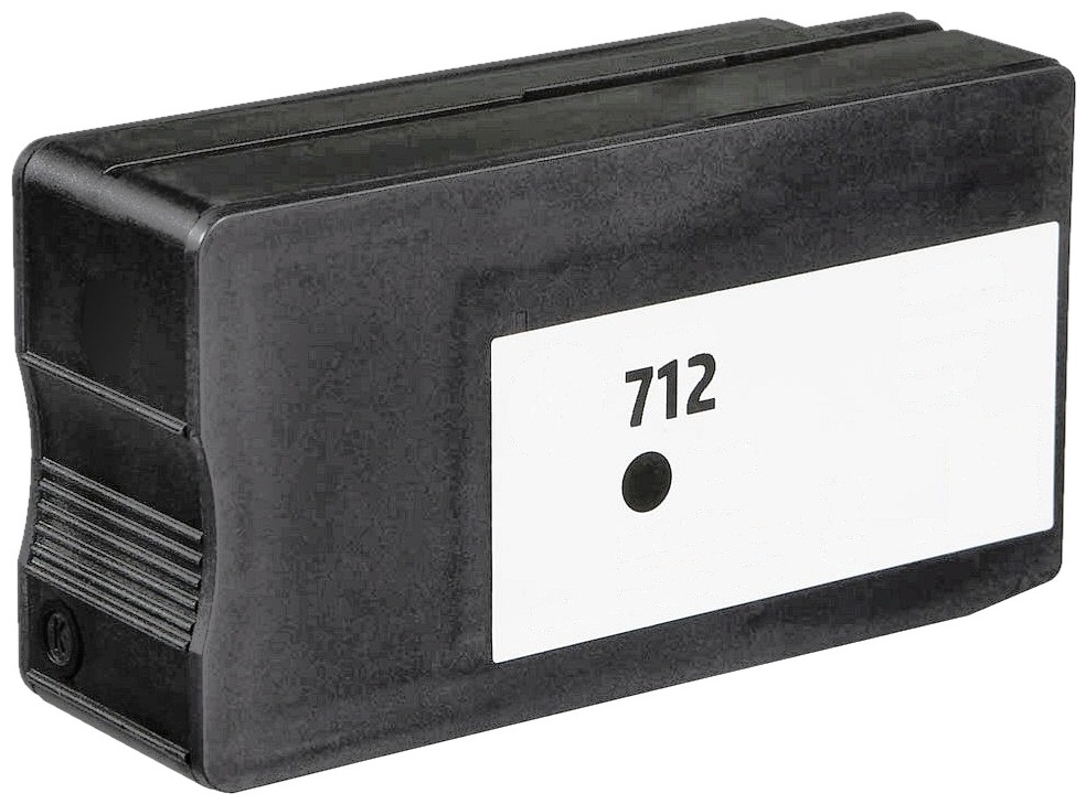 Tonoo® Tintenpatrone ersetzt HP 712 | 3ED70A Schwarz