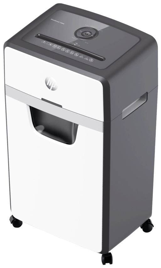 HP 2808 Aktenvernichter | P-5 Mikroschnitt | 16 Blatt | 30 l | Weiß/Schwarz