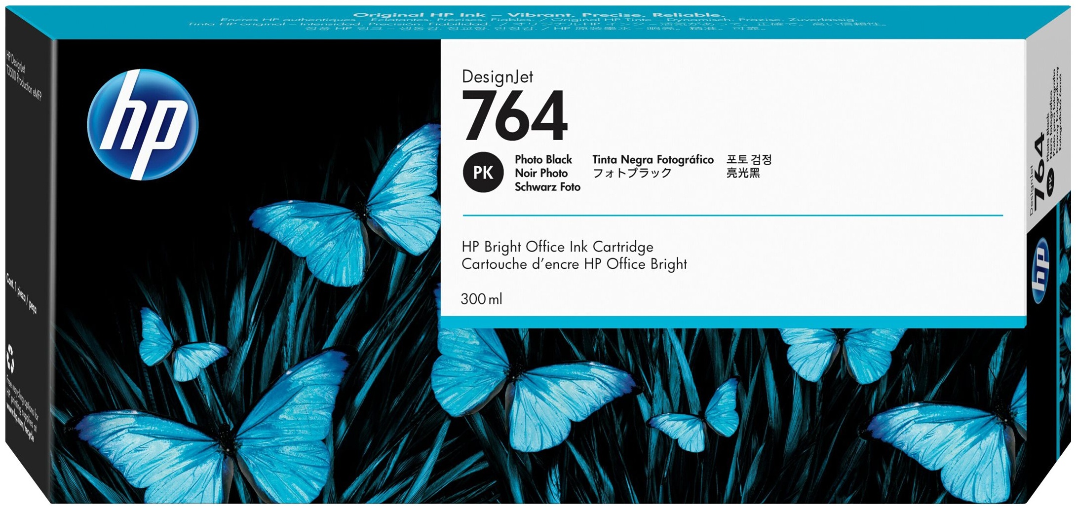 Original HP 764  | C1Q17A Tinte Foto Schwarz