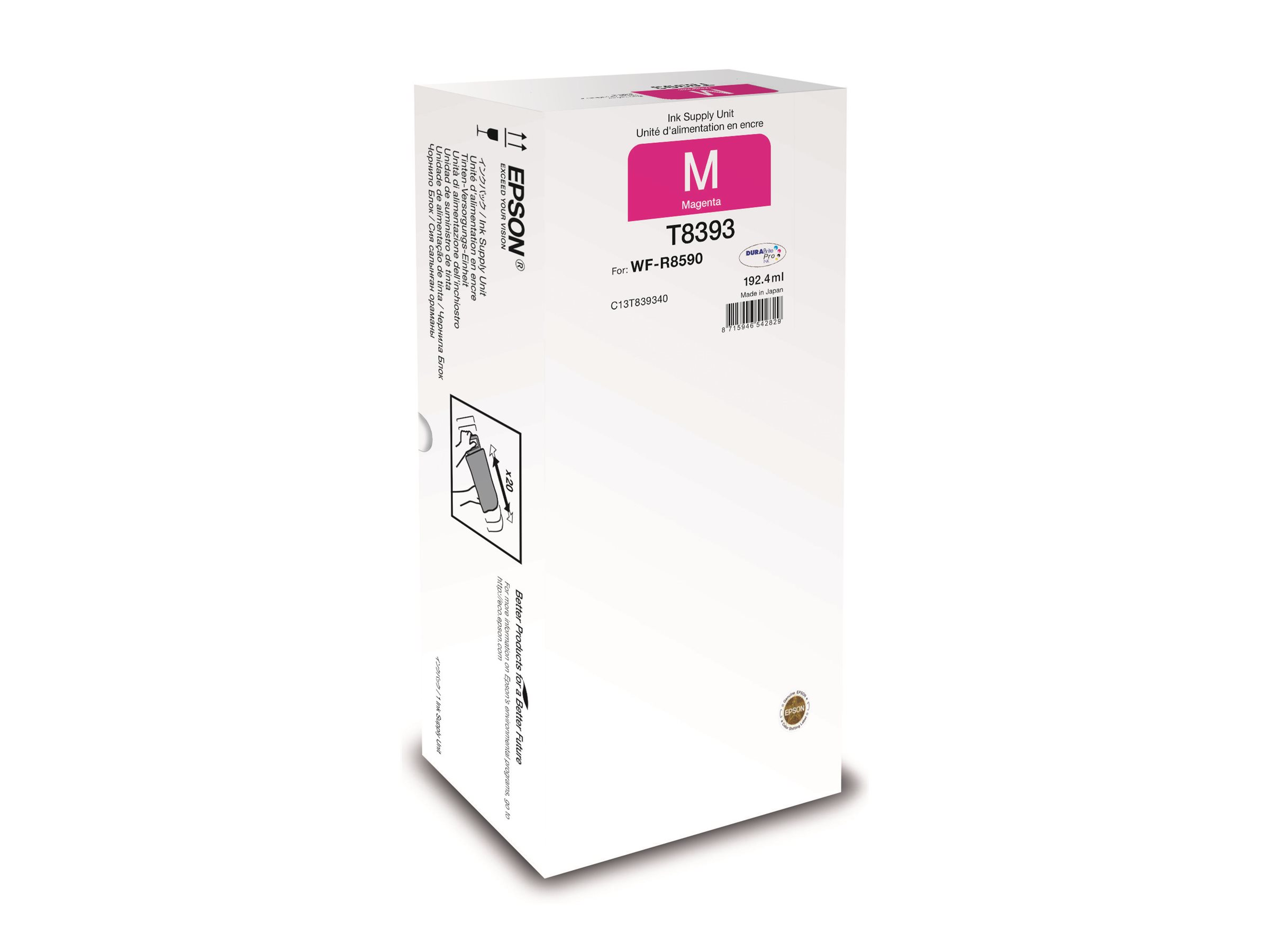 Original Epson T8393 | C13T839340 | C13T83934N Tinte Magenta ( 2024 )