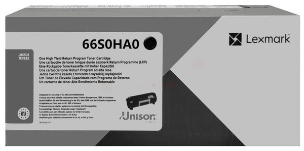 Original Lexmark 66S0HA0 Toner Schwarz XL