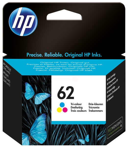 Original HP 62 | C2P06AE Tinte C/M/Y
